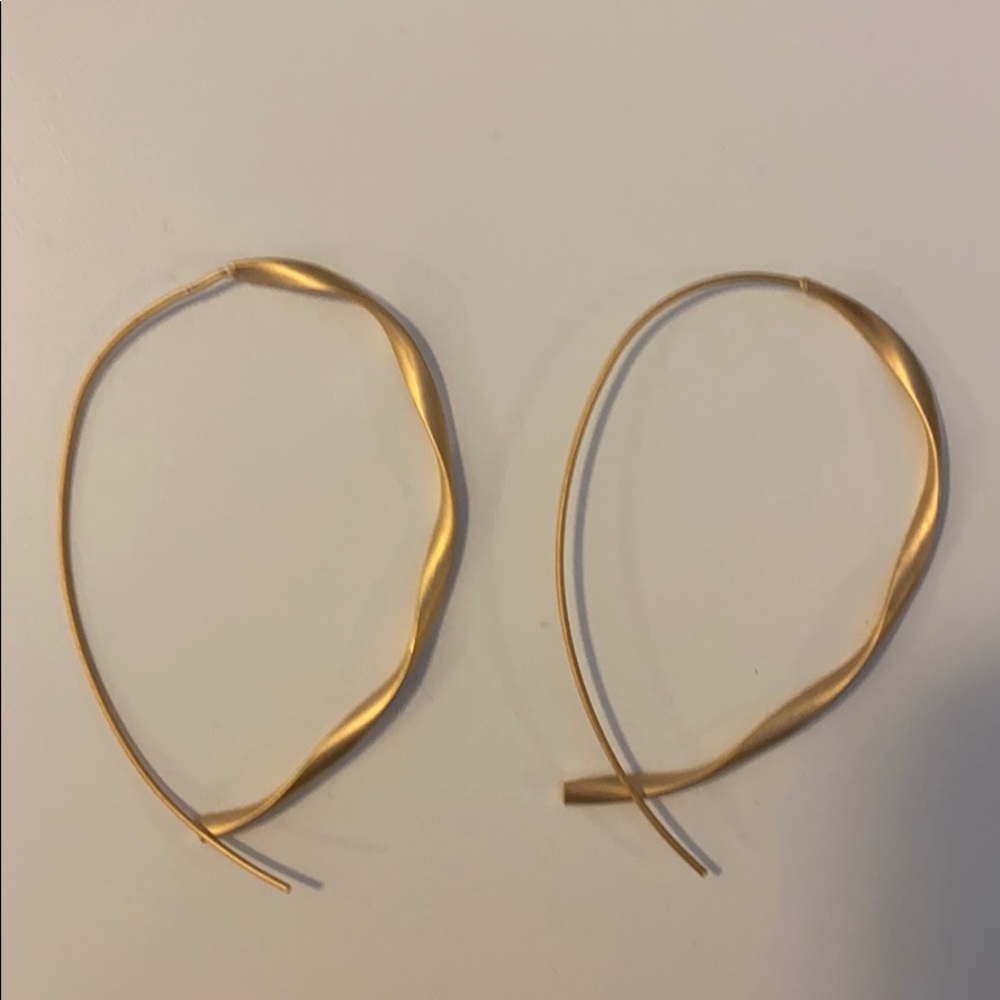 Gold earrings